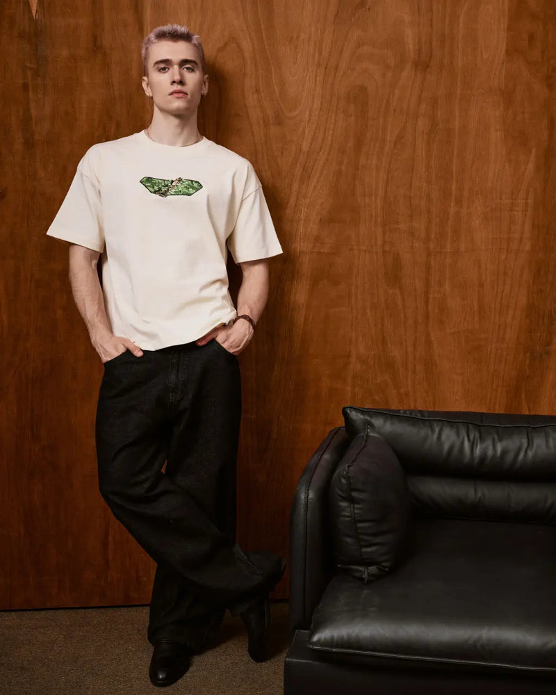 "Relic" T-Shirt Cream