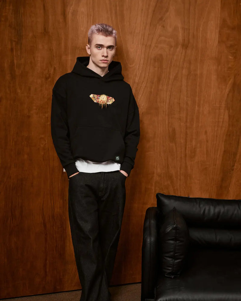 "Illusion" Hoodie Black