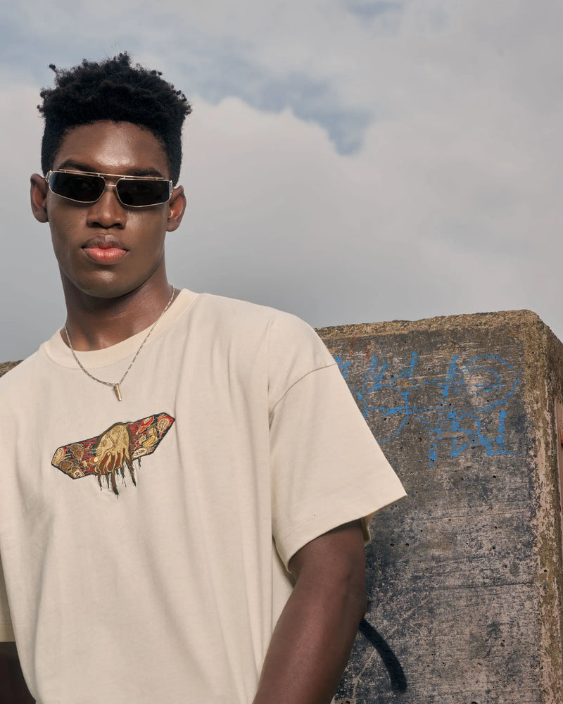 "Illusion" T-Shirt Cream