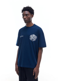 "Illusion" T-Shirt navy