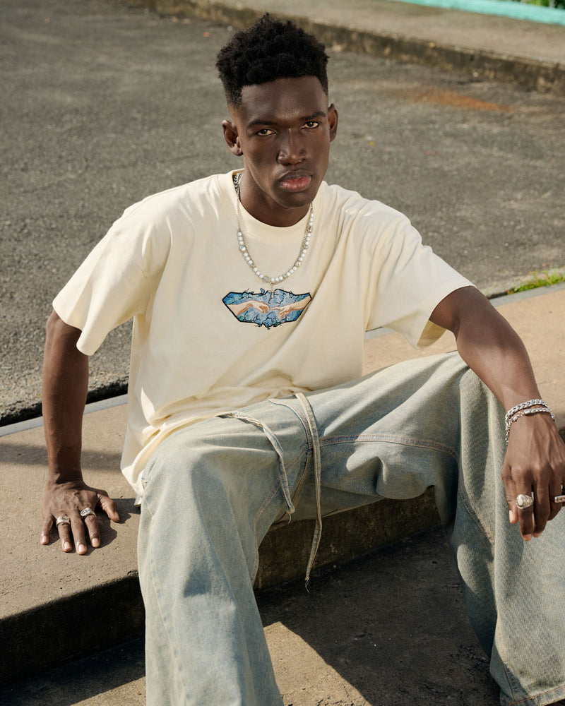 "Genesis" T-Shirt Cream