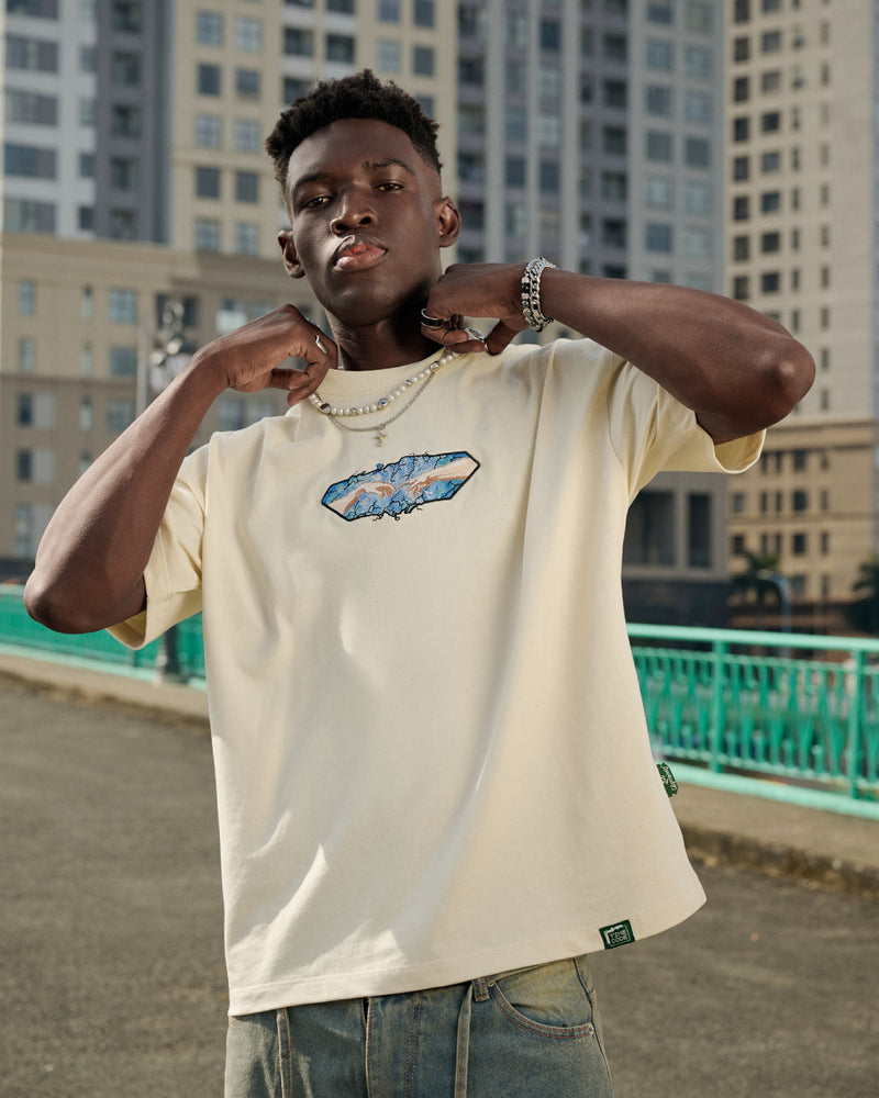 "Genesis" T-Shirt Cream