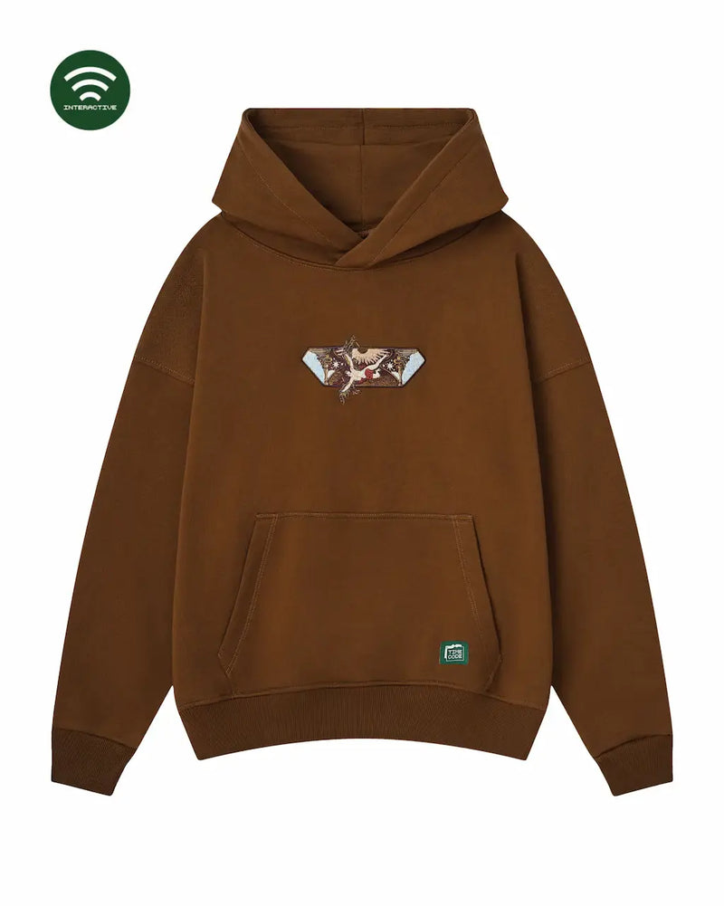 "Icarus" Hoodie Brown
