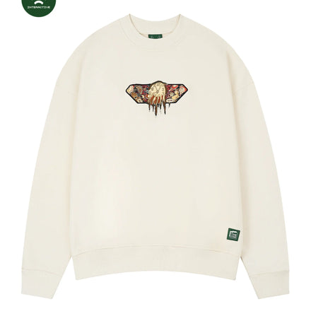 "Illusion" Crewneck Cream