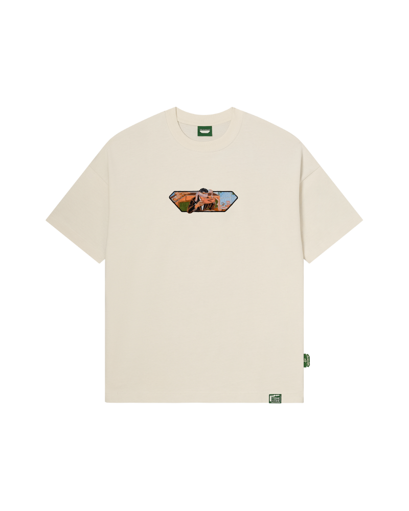"Devour" T-Shirt Cream